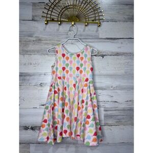 Serendipity Dress Girls 4t Pink Balloon Print Sleeveless Whimsical